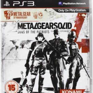 Metal Gear Solid 4: Guns Of The Patriots – 25th Anniversary Edition ROM & ISO