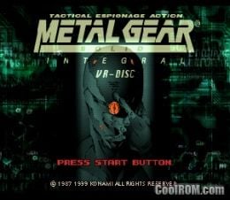 Metal Gear Solid: Integral – VR-Disc ROM & ISO